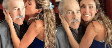 Anahí de Cárdenas tuvo emotivo encuentro con Andrés García. Anahí muestra amor por Andrés García y lo protege como él lo hizo cuando luchaba contra los problemas alimenticios