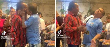 Melcochita y ‘Chato’ Barraza celebran su amistad con un beso y usuarios también lo festejan: “Divinos” Melcochita y ‘Chato’ Barraza celebran su amistad con un beso y usuarios también lo festejan: “Divinos”