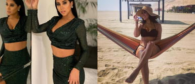 Melissa Paredes y look satinado Melissa Paredes sella su vuelta a la pantalla chica con outfit satinado que expone sofisticación