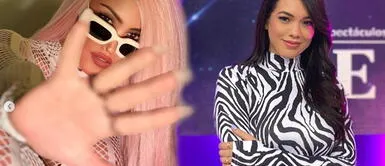 Jazmín Pinedo chotea a Michelle Soifer para evitar peleas en América Televisión Jazmín Pinedo evita pelea con Michelle Soifer y abandona el set: "¿Le estás diciendo copiona?"