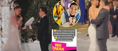 ‘Samu’ sobre la boda de Brunella Horna y Richard Acuña: "La boda del año, digna de una princesa". ‘Samu’ sobre la boda de Brunella y Richard: "La boda del año, digna de una princesa"