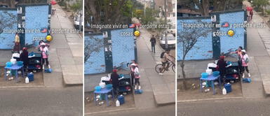 No le mandes tu pack a mi esposo: mujer encara a vendedora ambulante por insinuarse a su pareja "No le mandes tu pack a mi esposo": mujer encara a vendedora ambulante por insinuarse a su pareja