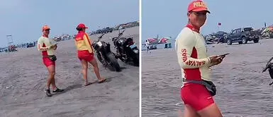 “Quiero ahogarme en tus besos”: bañista se declara a salvavida y video se hace viral “Quiero ahogarme en tus besos”: bañista se declara a salvavida y video se hace viral