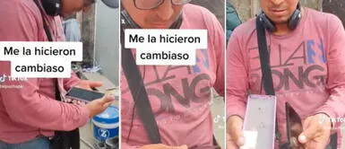 Joven compra celular a 100 soles, pero descubre que era vidrio: Mira lo que me han dado Joven compra celular a 100 soles, pero descubre que era vidrio: "Mira lo que me han dado"
