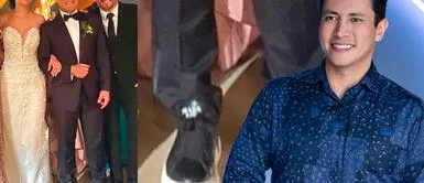 piden a Richard Acuña usar zapatos de Renzo Costa para mejor su talla 'Trolean' a Richard Acuña por zapatillas de su boda: "Le hubieras dicho a Renzo Costa que te diseñe uno"