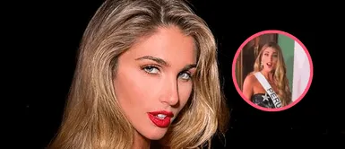 Alessia Rovegno luce vestido negro con estrellas en Miss Universo 2022 El gesto de Alessia Rovegno que causó impacto en TikTok y se volvió viral: "Parece una niña"