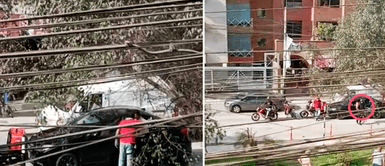 Extranjeros motorizados de Rappi amenazan a conductor y vecinos se unen para defenderlo Extranjeros motorizados de Rappi amenazan a conductor y vecinos se unen para defenderlo