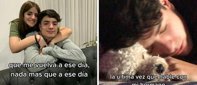 Joven conmueve al revelar última vez que habló con su hermano antes de suicidarse: “No me pude despedir” Joven conmueve al revelar última vez que habló con su hermano antes de suicidarse: “No me pude despedir”