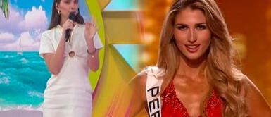 Natalie Vértiz indicó que tiene su top 5 del Miss Universo, pero no quiso decir si en la lista está Alessia Rovegno. Foto: captura/América TV/YouTube Miss Universe Natalie Vértiz indicó que tiene su top 5 del Miss Universo, pero no quiso decir si en la lista está Alessia Rovegno. Foto: captura/América TV/YouTube Miss Universe