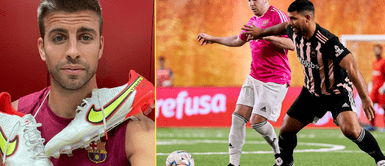 Kun Agüero jugaba como delantero en el Barcelona. El Kun Agüero vuelve al fútbol en la King's League de Gerard Piqué