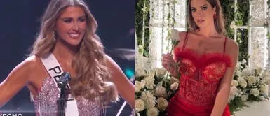 Valeria Piazza y la vez que usó vestido rojo como Alessia Rovegno Valeria Piazza y la vez que usó un vibrante vestido rojo como Alessia Rovegno en el Miss Universo