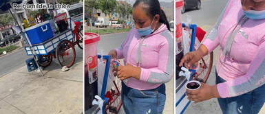 Vendedora ambulante se conmueve de joven que se moría de sed y le regala un vaso de chicha Vendedora ambulante se conmueve de joven que se moría de sed y le regala un vaso de chicha