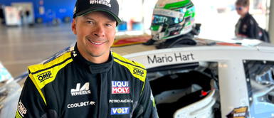 Mario Hart espera cumplir su sueño de estar en la competencia oficial de Nascar. Mario Hart la rompió en Nascar y ahora busca estar en la competencia oficial: "Es un sueño hecho realidad"