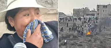 Madre busca a su hija extraviada en manifestación: Voy buscarla porque mi otro hijo murió la semana pasada Madre busca a su hija extraviada en protesta de Arequipa: "Voy buscarla porque mi otro hijo murió la semana pasada"