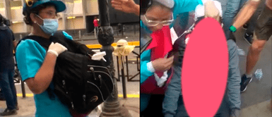 Reportan manifestante herido por impacto de bomba lacrimógena directo a la cara Reportan manifestante herido por impacto de bomba lacrimógena directo a la cara: "no es el primer paciente"