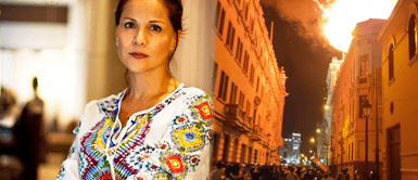 Mónica Sánchez ante incendio en Plaza San Martín Mónica Sánchez hace pedido tras incendio en Plaza San Martín: “Que todo acto vandálico sea investigado y sancionado”