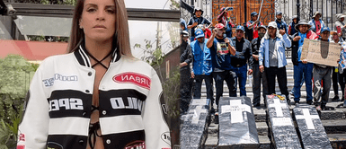 Alejandra Baigorria contra marcha en Lima Alejandra Baigorria contra protestas en Lima: “¡Paren! Lo único que causan es más pobreza”