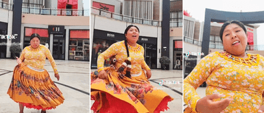Tiktoker 'La Cholita Lu' causa sensación con baile dentro del Jockey Plaza Tiktoker 'La Cholita Lu' causa sensación con baile dentro del Jockey Plaza: "La real toma de Lima"