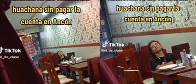 La 'Chilindrina' fue captada sola en un restaurante en Ancón. 'Chilindrina huachana' es captada sola en un restaurante y usuarios señalan que la dejaron con toda la cuenta