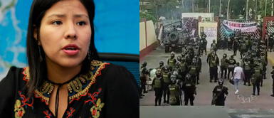 Indira Huilca se pronunció tras el ingreso de la PNP a San Marcos Indira Huilca se manifiesta tras ingreso de la Policía a la UNMSM: "Con tanquetas y bombas lacrimógenas entran"