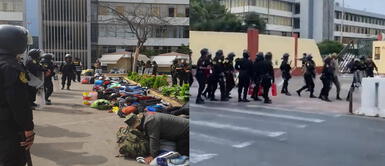 La Policía ingresó este sábado a la UNMSM. Ingreso de PNP a San Marcos estuvo de lleno de abusos e irregularidades contra los manifestantes