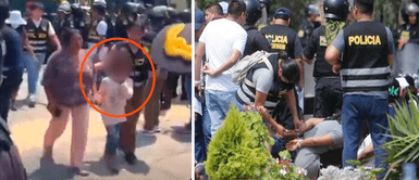 Policía nacional mantiene detenidas a madre y su niña tras desalojo de la Universidad San Marcos Policía nacional mantiene detenidas a madre y su niña tras desalojo de la Universidad San Marcos