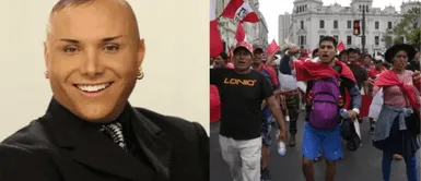 Carlos Cacho pide parar con las protestas Carlos Cacho causa polémica con mensaje contra manifestantes: “Dina no va a renunciar, anda a trabajar”