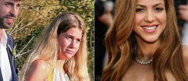 Gerard Pique y Clara Chía con Shakira Cantan a Clara Chía la canción de Shakira y Bizarrap en plena calle y esta fue su reacción