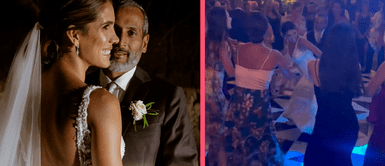 Vanessa Tello bailó junto a su esposo el “Tema del verano” durante su matrimonio Vanessa Tello bailó junto a su esposo el “Tema del verano” durante su matrimonio