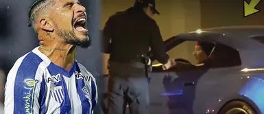 Paolo Guerrero fue ampayado por las cámaras de 'Amor y Fuego'. Tenso momento: Paolo Guerrero fue intervenido por la policía en Lima pero ellos hacen lo impensado