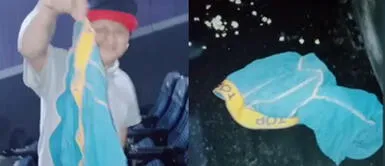 La reacción del trabajador se volvió viral en las redes sociales. Joven limpia sala de cine y se queda asombrado al encontrar un calzoncillo