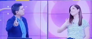 Periodista de Latina cuadra EN VIVO a su compañero por defender a policías: "Sería el colmo que la saquen" Periodista de Latina cuadra EN VIVO a su compañero por defender a policías: "Sería el colmo que la saquen"