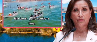 Islas de los Uros rumbo a Lima para exigir renuncia de Dina Boluarte Islas de los Uros rumbo a Lima para exigir renuncia de Dina Boluarte: "Que lo injusto no les sea indiferente"