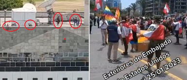 Manifestaciones en Lima: ¿Embajada de Estados Unidos instaló francotiradores ante posible ataque de protestantes? Manifestaciones en Lima: ¿Embajada de Estados Unidos instaló francotiradores ante posible ataque de protestantes?