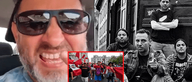 Jorge Ruiz, vocalista de la banda punk Terreviento insulta a manifestantes: "Todos esos marchantes asquerosos" Jorge Ruiz, vocalista de la banda punk 'Terreviento' insulta a manifestantes: "Todos esos marchantes asquerosos"
