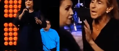 Eva Ayllón vive incómodo momento en su concierto Eva Ayllón vivió pelea durante show en el Teatro Canout y Natalia Málaga hace intervención