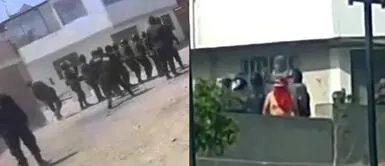 Los vecinos denunciaron que sus viviendas son afectadas. Vecinos de Ica denuncian que policías coordinaron con civiles para agredir a manifestantes