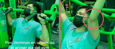 VIRAL: Joven termina con el codo dislocado tras ejecutar mal un ejercicio VIRAL: Joven termina con el codo dislocado tras ejecutar mal un ejercicio