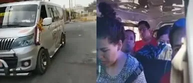 El chofer no se esperó la respuesta de los pasajeros. Chofer se molesta por el tráfico y culpa a los pasajeros, pero ellos lo 'trolean': "Eres un sinvergüenza"