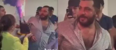 La reacción del joven se volvió viral. La reacción de un joven al enterarse que sería padre en plena celebración de su cumpleaños: "Se quedó frío"