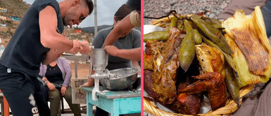 Italiano suda la gota gorda moliendo choclo para familia de su novia peruana y se vuelve viral Italiano suda la gota gorda moliendo choclo para familia de su novia peruana y se vuelve viral