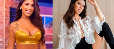 Yahaira Plasencia con look marmoleado Yahaira Plasencia pisa fuerte en televisión nacional llevando un radiante conjunto marmoleado