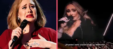Adele se rompe en llanto durante concierto tras ver a un hombre mostrar la foto de su difunta esposa Adele se rompe en llanto durante concierto tras ver a un hombre mostrar la foto de su difunta esposa