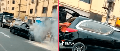 Auto de funeraria se incendia con ataúd adentro y personas se preocupan Auto de funeraria se incendia con ataúd adentro y personas se preocupan: "Ni morir tranquilo se puede"