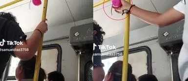 Un chofer se llevó los aplausos de los usuarios por su creativa idea. Chofer usa un 'chanchito' como timbre en un bus y causa sensación entre los pasajeros