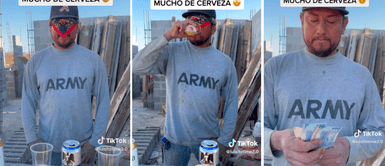 Albañil adivinó todas las marcas de cerveza que le dieron a probar y fue recompensado con dinero Albañil adivinó todas las marcas de cerveza que le dieron a probar y fue recompensado con dinero