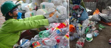 Los recolectores de plásctico pueden acumular mensualmente más de dos sueldos mínimos. ¿Cuánto gana un reciclador de plástico mensualmente en el Perú?