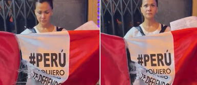 Mónica Sánchez acongojada por agresión de la PNP: Qué simbólico y qué triste Mónica Sánchez acongojada por agresión de la PNP: "Qué simbólico y qué triste"