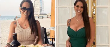 Melissa Klug celebra sus 39 años con un excepcional vestido negro con transparencias y pedrería Melissa Klug celebra sus 39 años con un dramático vestido negro con transparencias y pedrería