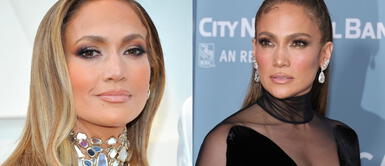 Jennifer Lopez y look Premios Grammy Jennifer Lopez impresiona en los Premios Grammy con despampanante vestido con volantes infinitos